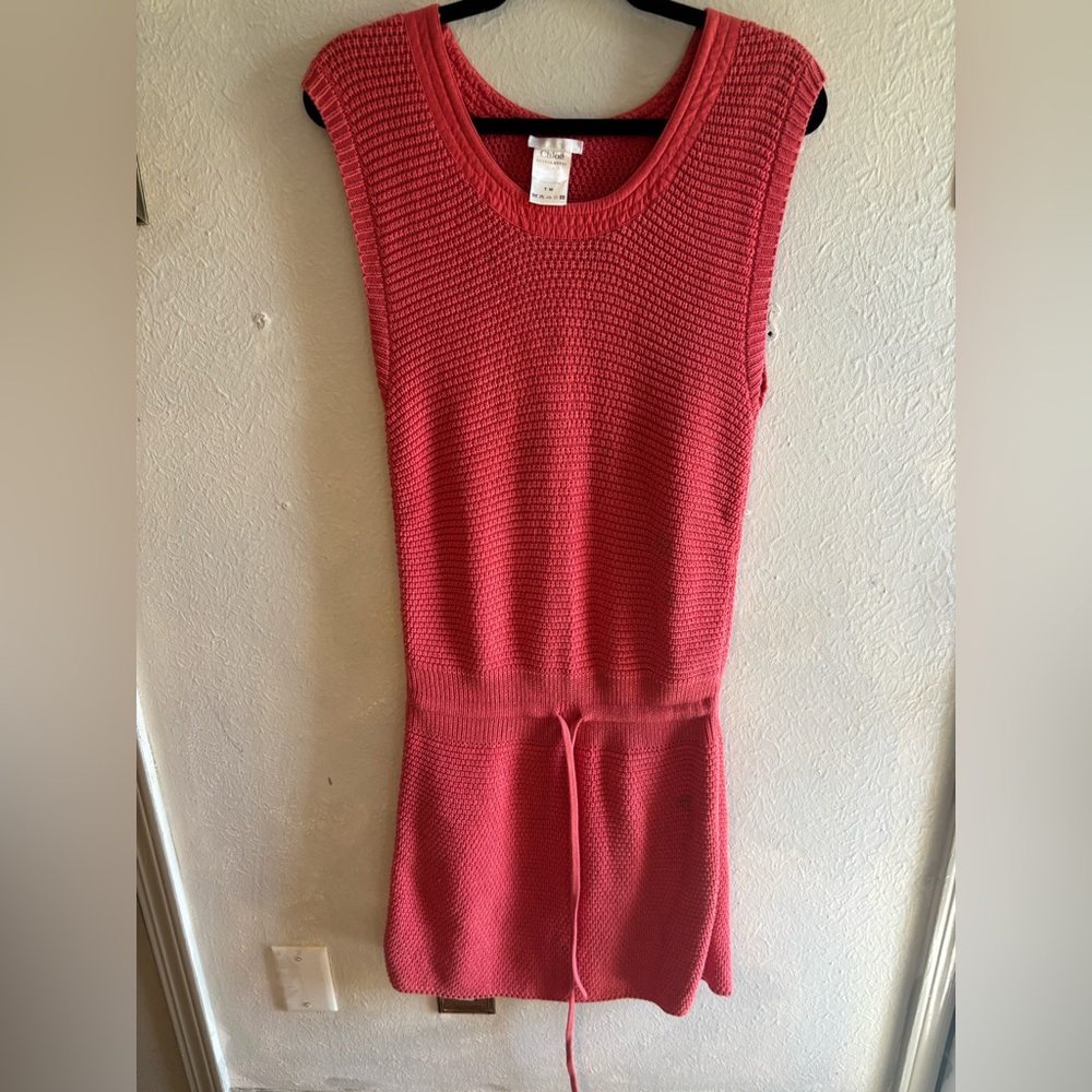 Chloé Red Knit dress size S